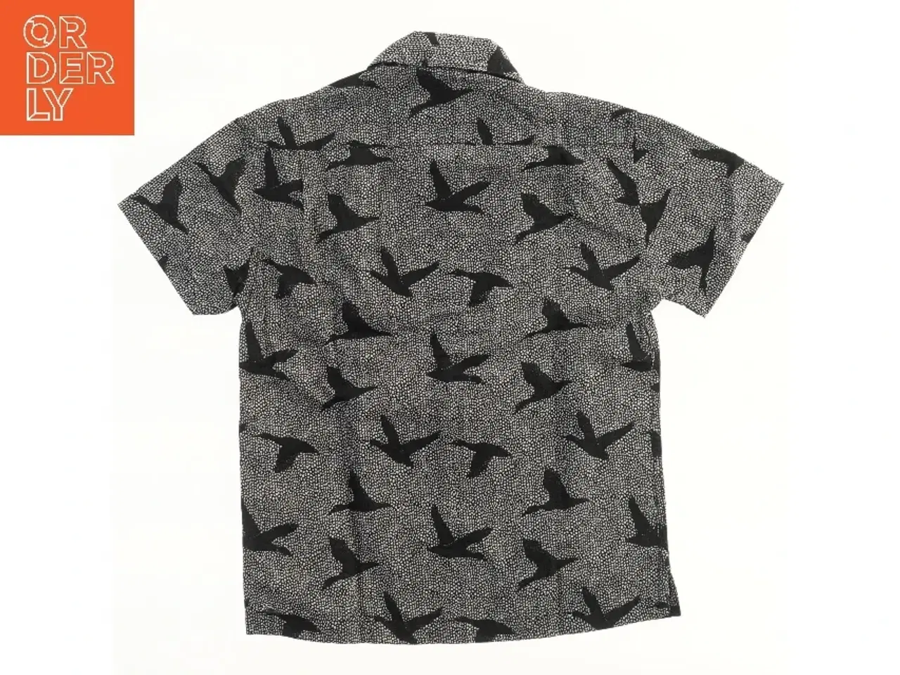 Billede 2 - Kortærmet skjorte med mønster fra Vintage (str. 116)