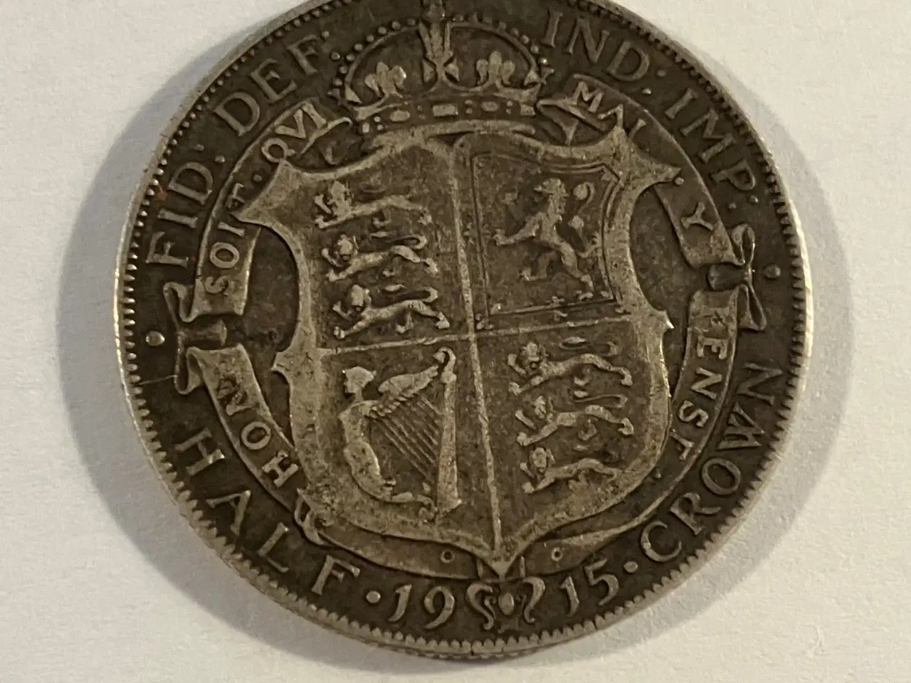 Billede 1 - Half Crown England 1915