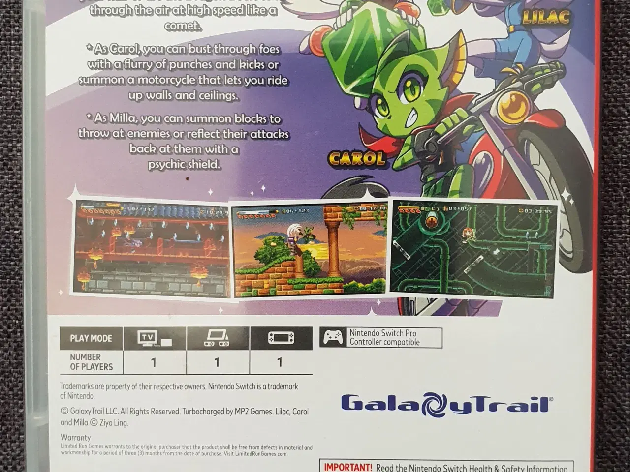 Billede 2 - Freedom Planet (Switch) Sealed