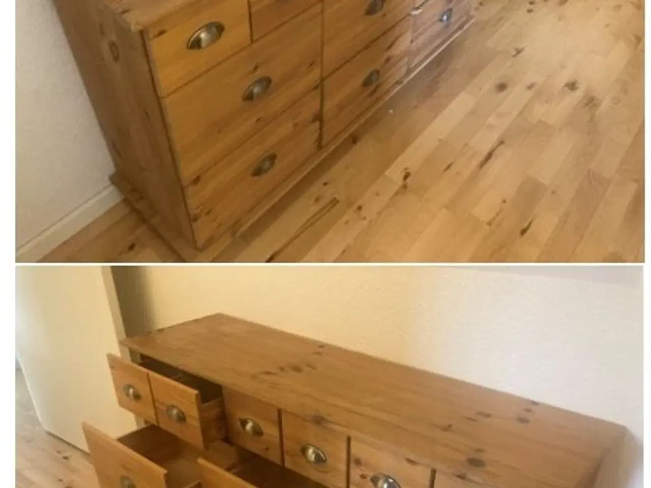 Billede 1 - Skuffesystem massivt fyrretræ