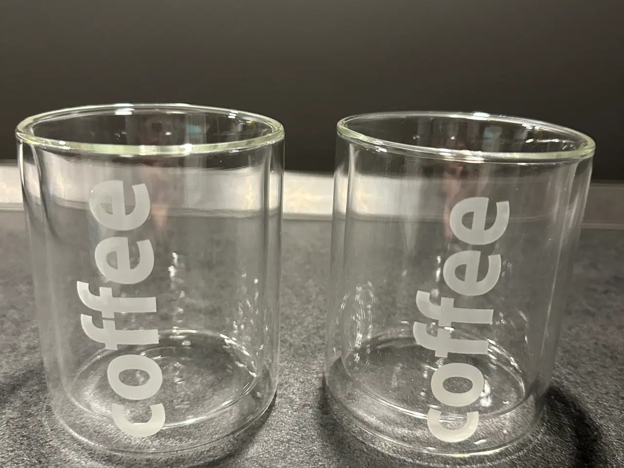 Billede 1 - 2 kaffekopper af glas fra ViVa Scandinavia