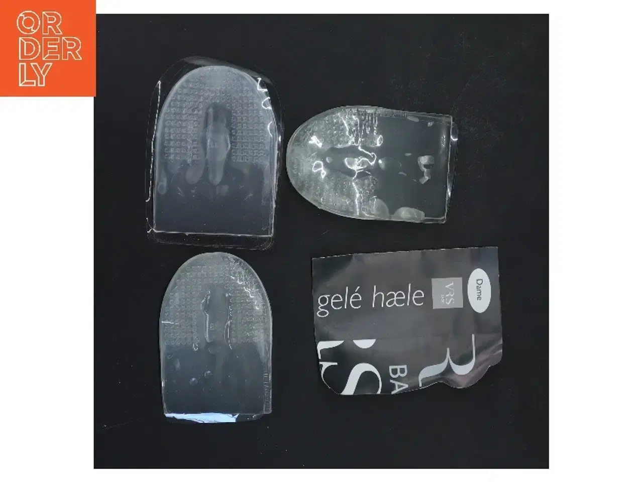 Billede 1 - Geléhæl nye indlæg fra VRS (str. 10x6,5 cm)