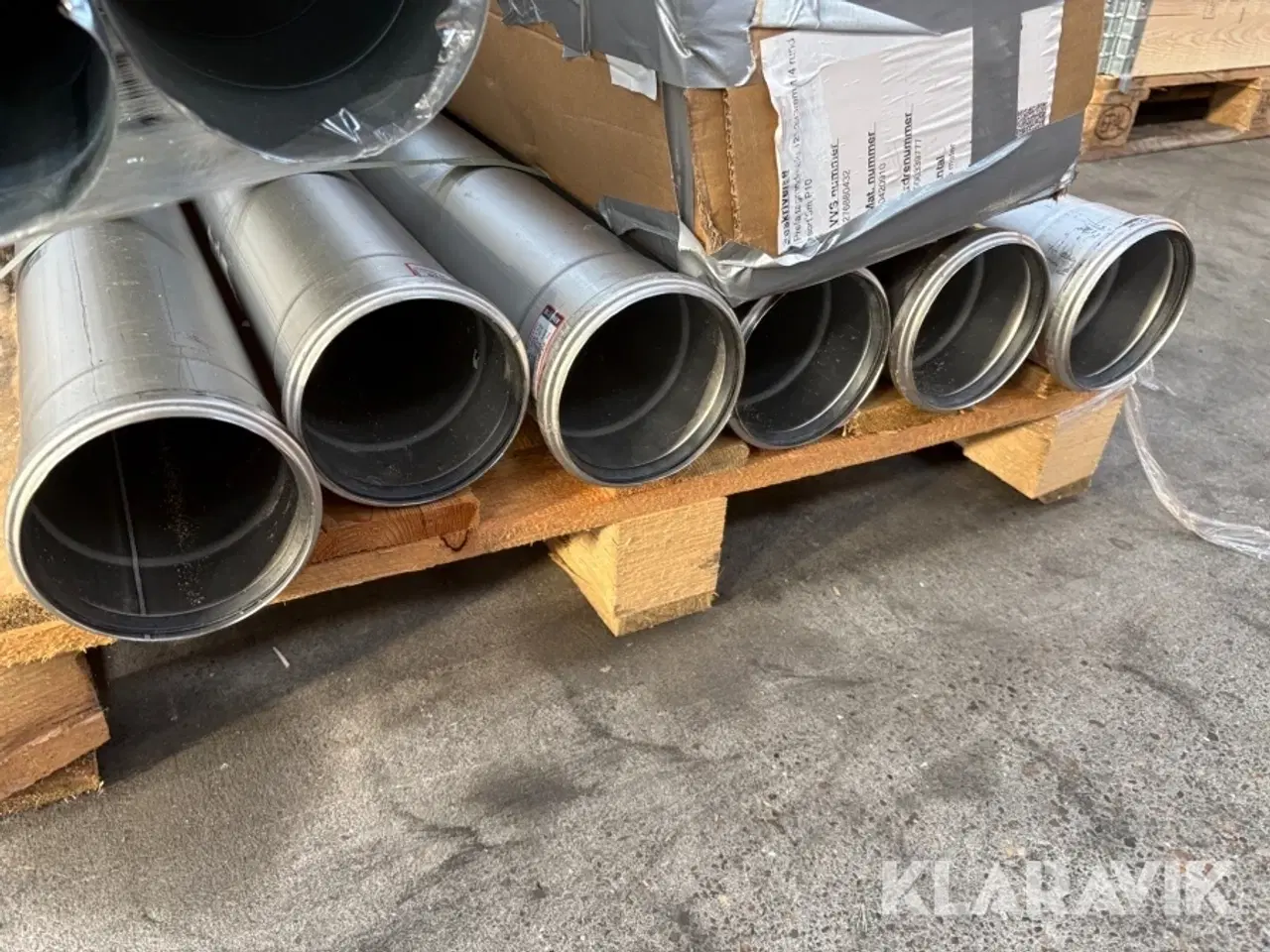 Billede 5 - Blandet lot rullestillads, rør, tagrender, stålbordplade