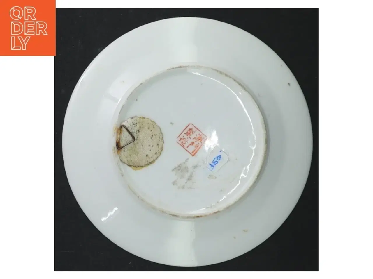 Billede 4 - Dekorativ kinesisk porcelænstallerken (str. 15,5 cm)