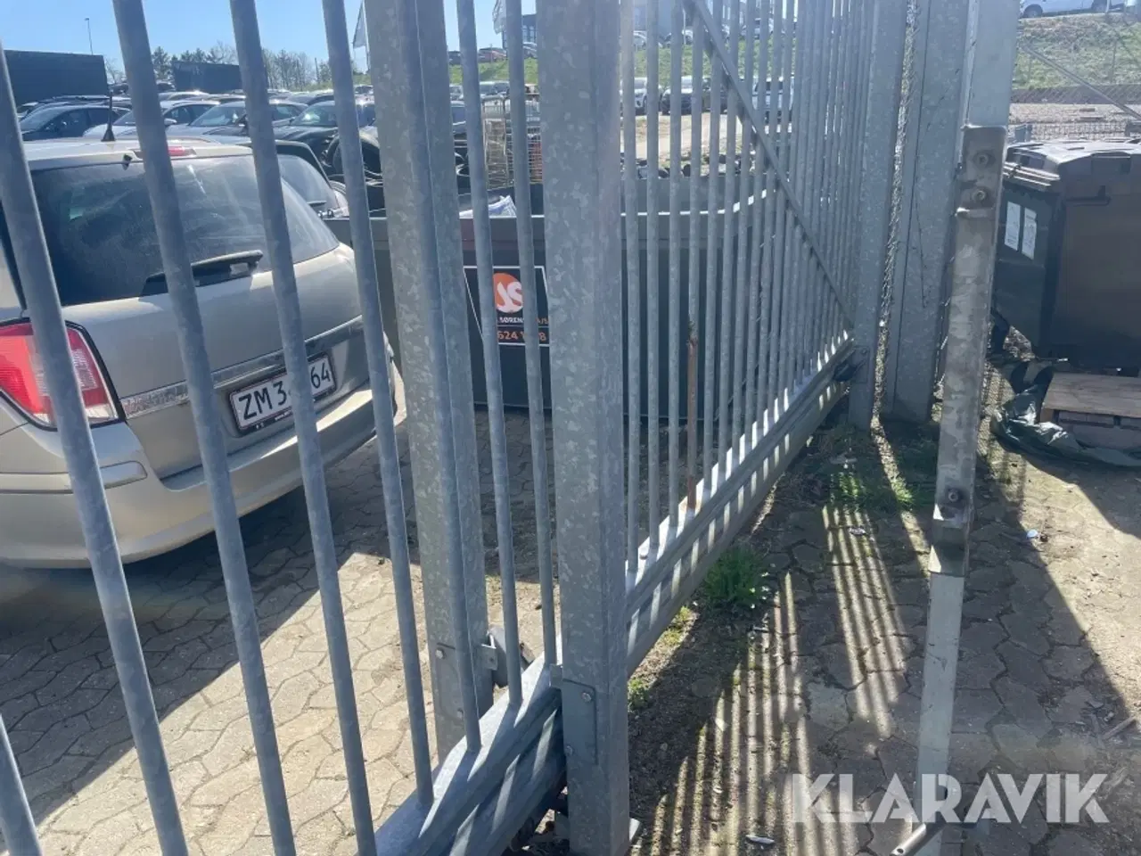 Billede 8 - Skydeport galvaniseret 10 meter