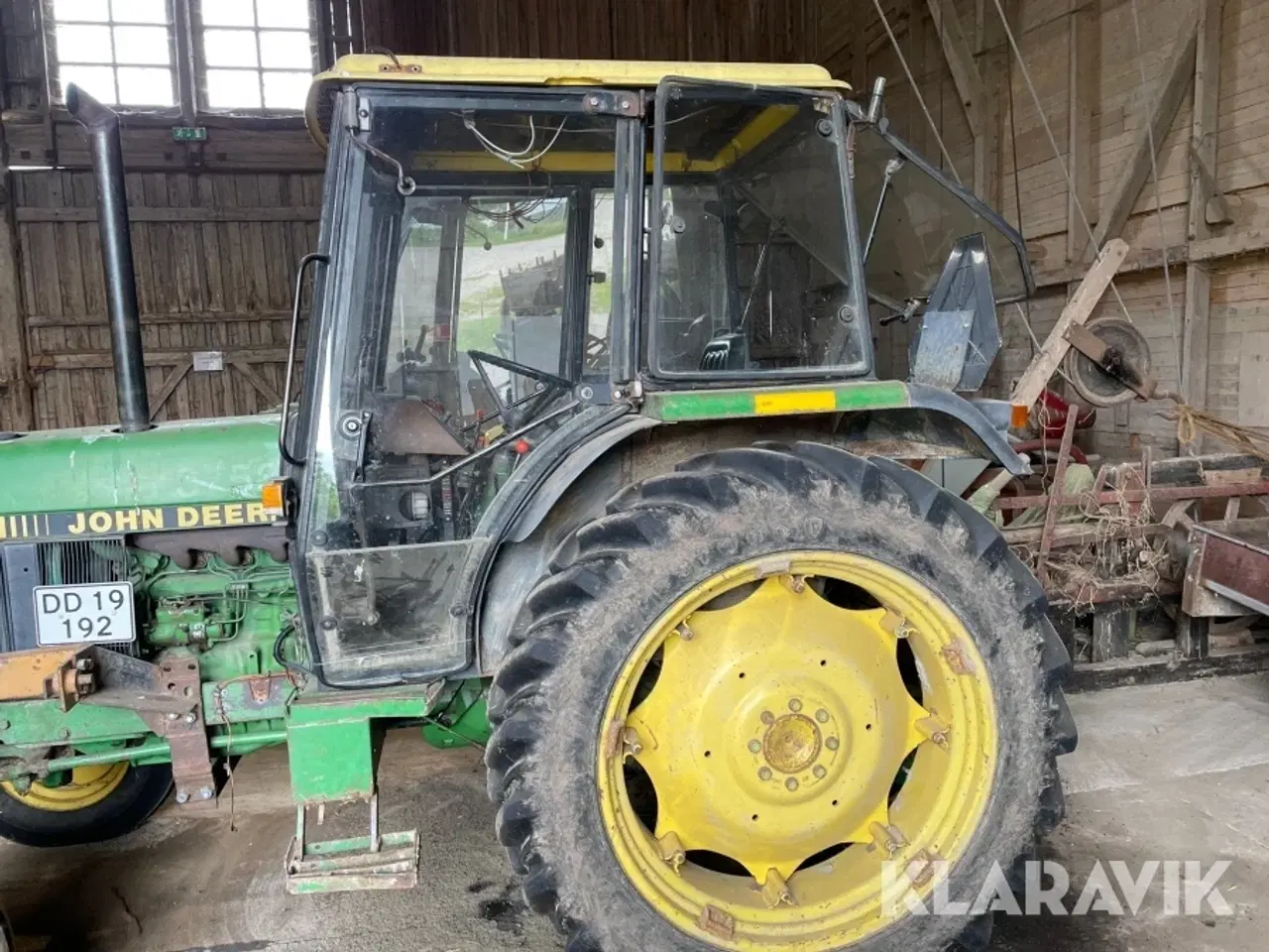 Billede 4 - Traktor JOHN DEERE 2450 med frontlæsser