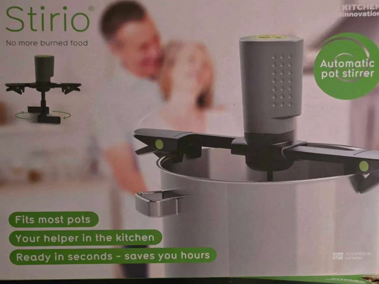 Billede 1 - Stirio. Automatisk omrører + Stirio låg