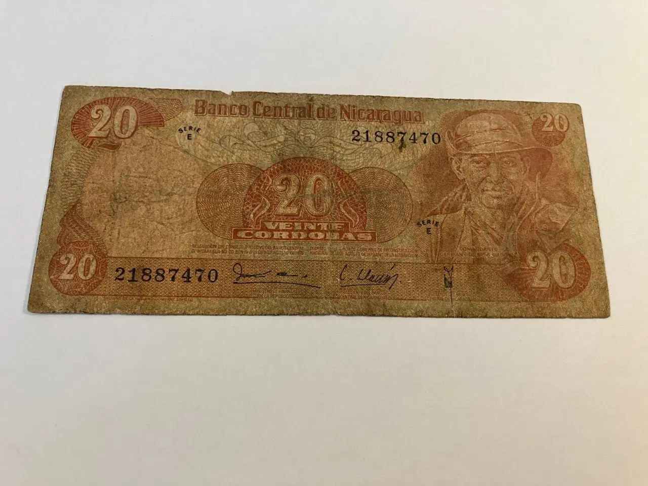 Billede 1 - 20 Cordobas Nicaragua