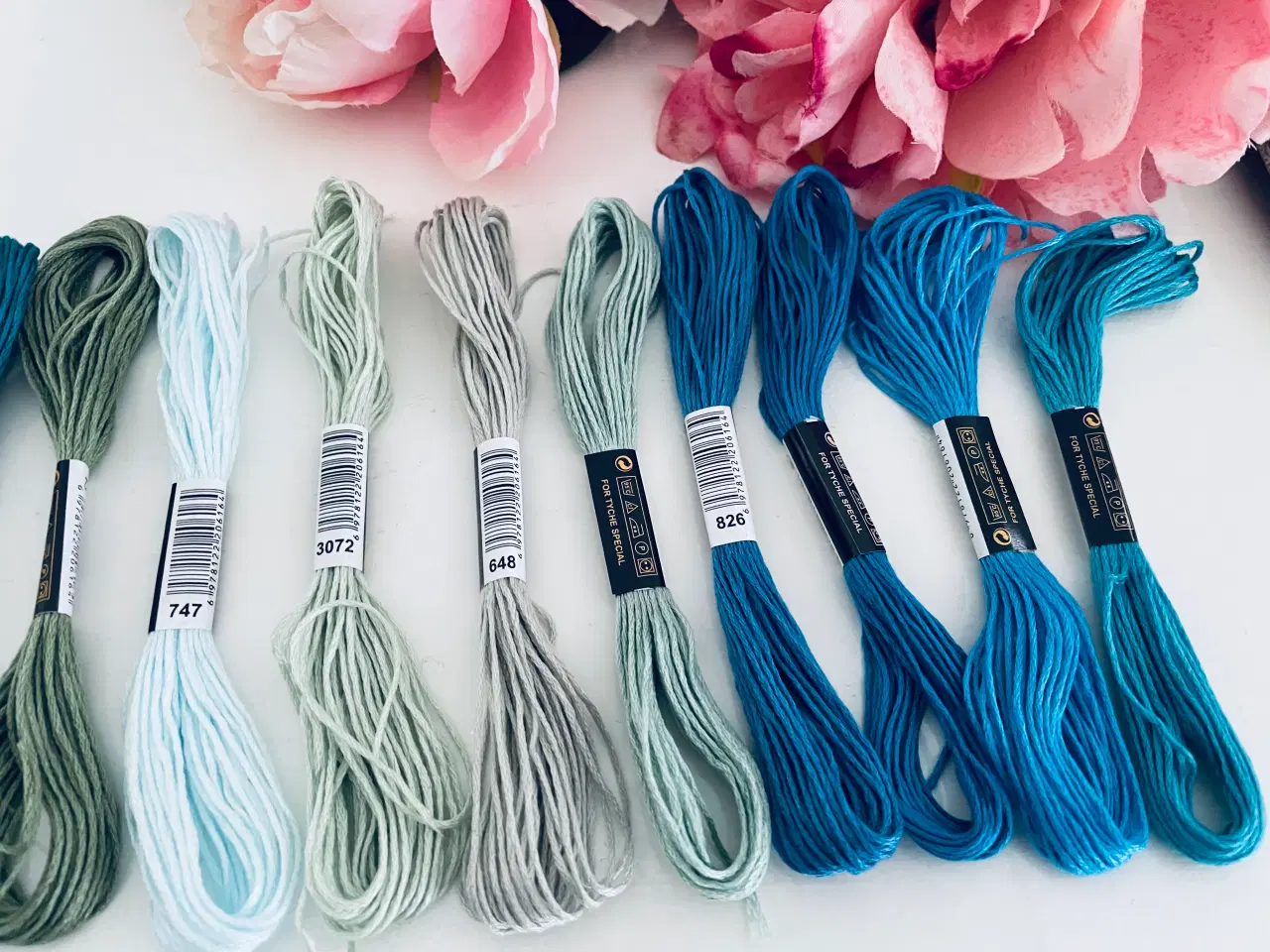 Billede 5 - Blandet broderigarn i bomuld 