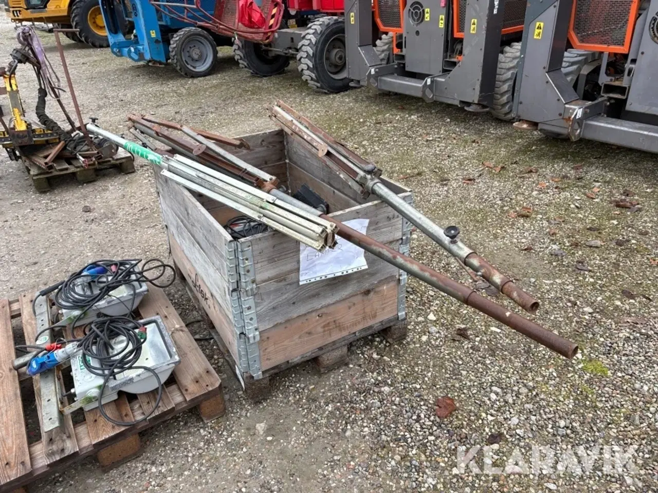 Billede 5 - Byggeplads belysning 4 paller