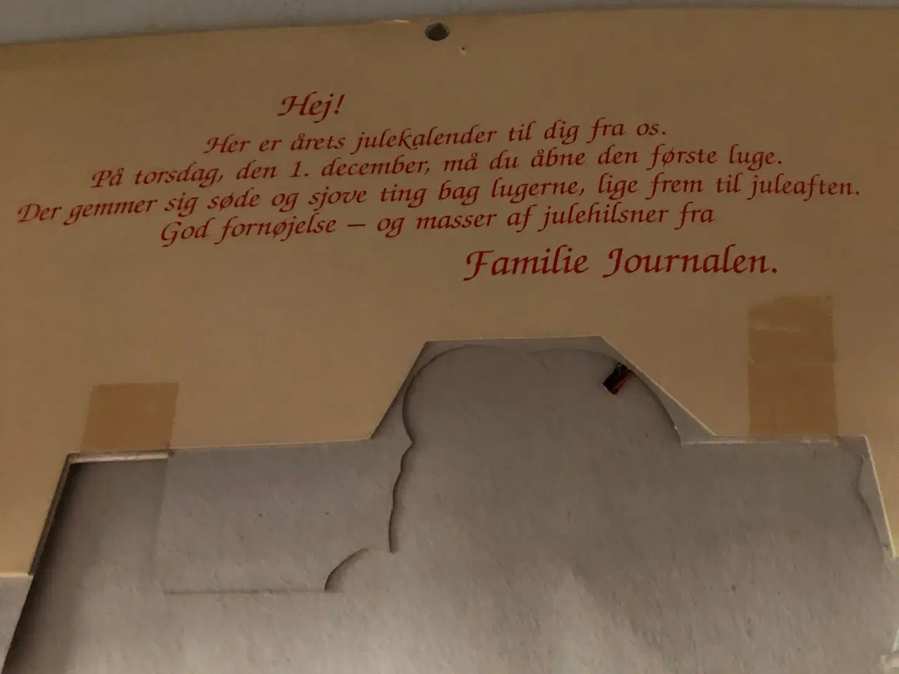 Billede 2 - Uåbnet julekalender fra familie Journal