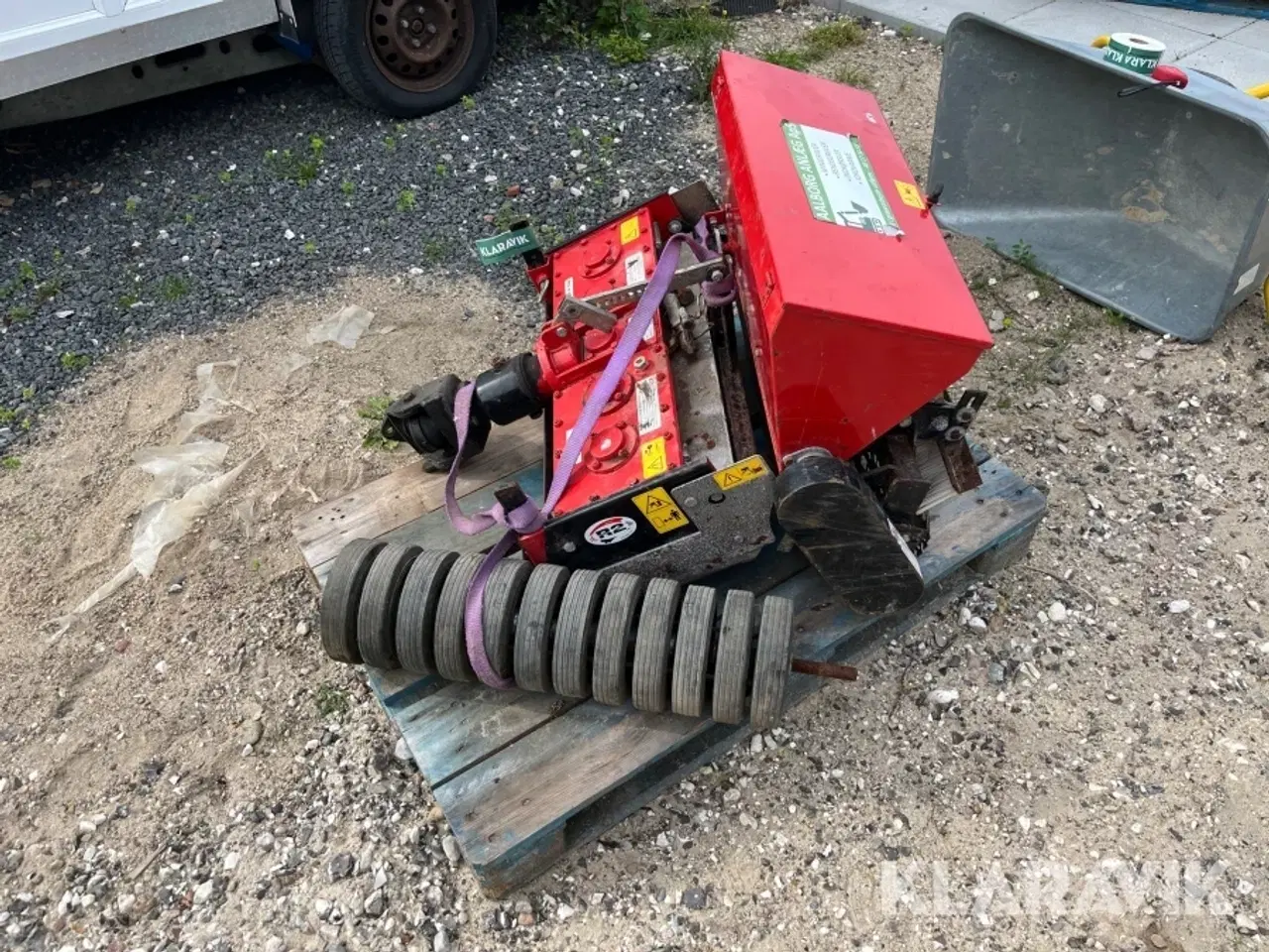 Billede 3 - Rotorharve med såmaskine til græsplæne Ferrari MTL 75