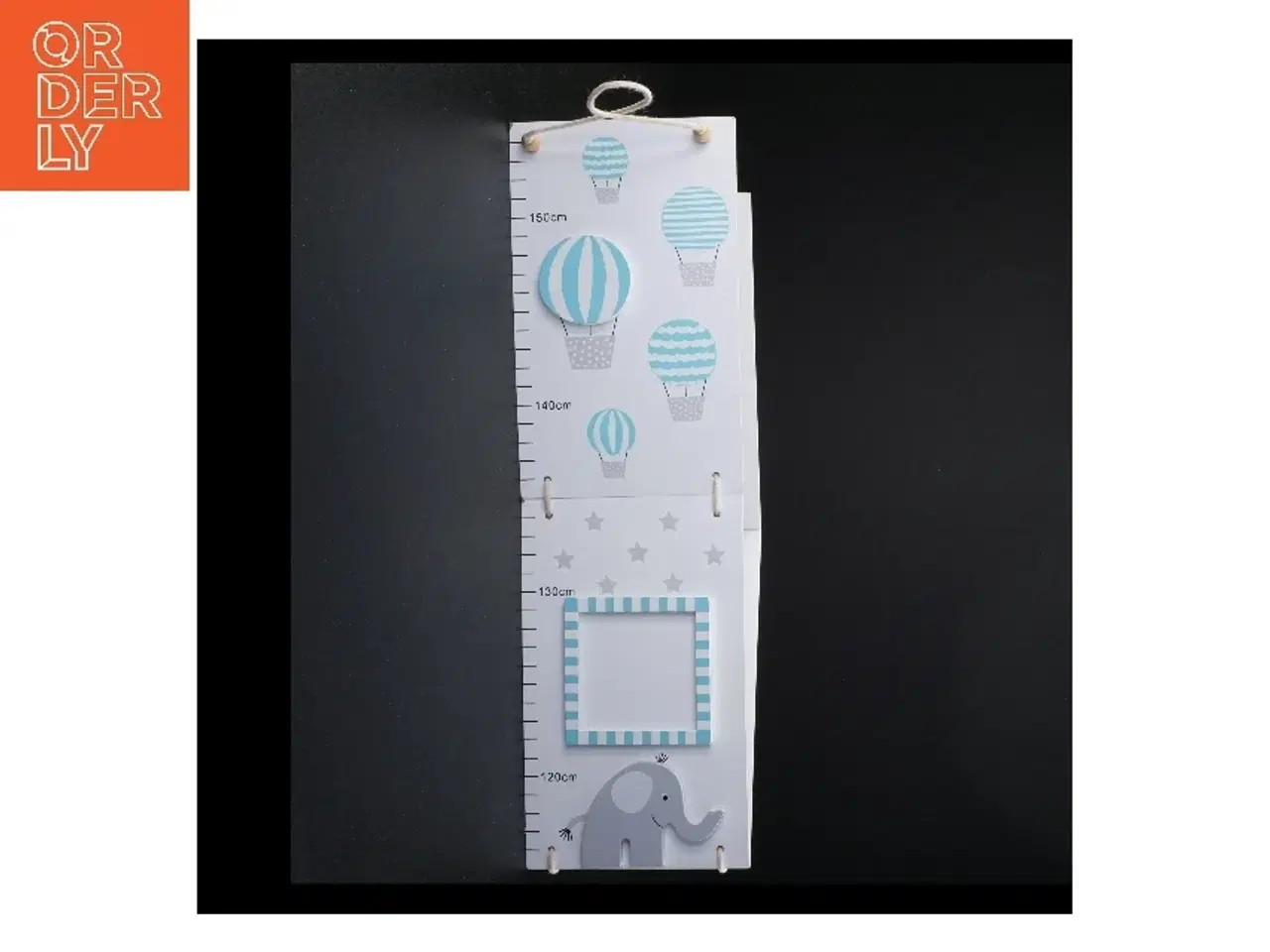 Billede 1 - Børne vækstmåler fra Jabadabado (str. Selve pladerne er 80 x 12 cm)