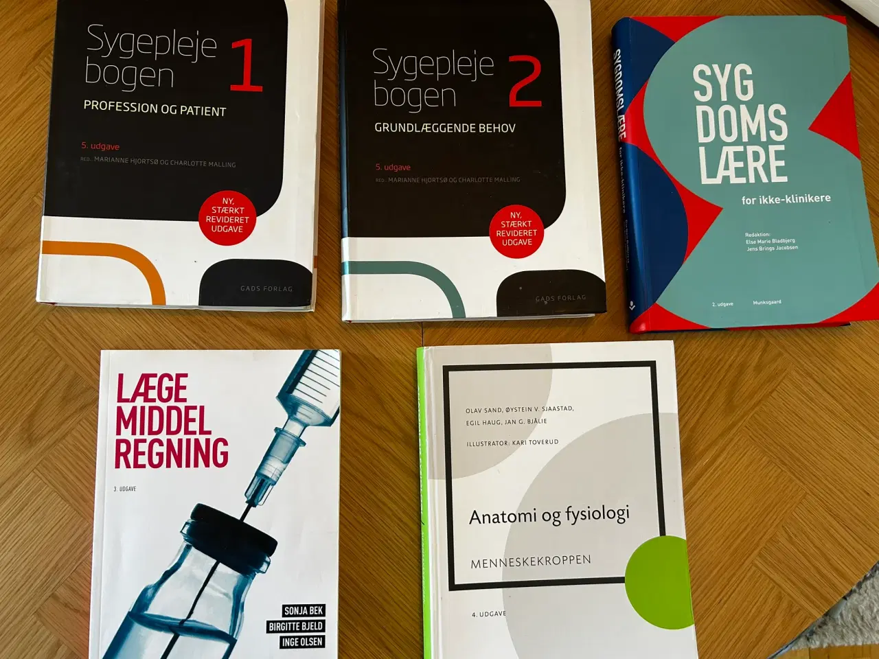 Billede 1 - Studiebøger til sygeplejerske og medicin