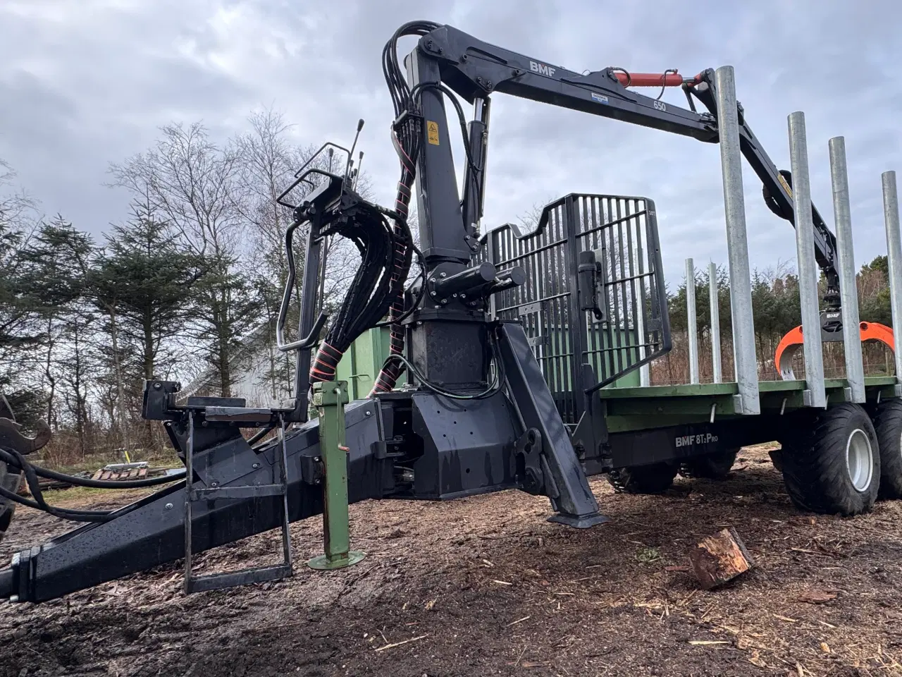 Billede 3 - Deutz Agroxtra 6.07 og BMF 8T Pro skovvogn - Ones 