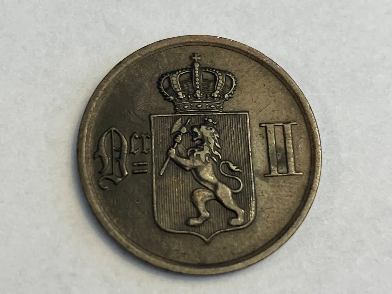 Billede 2 - 2 Øre 1877 Norge