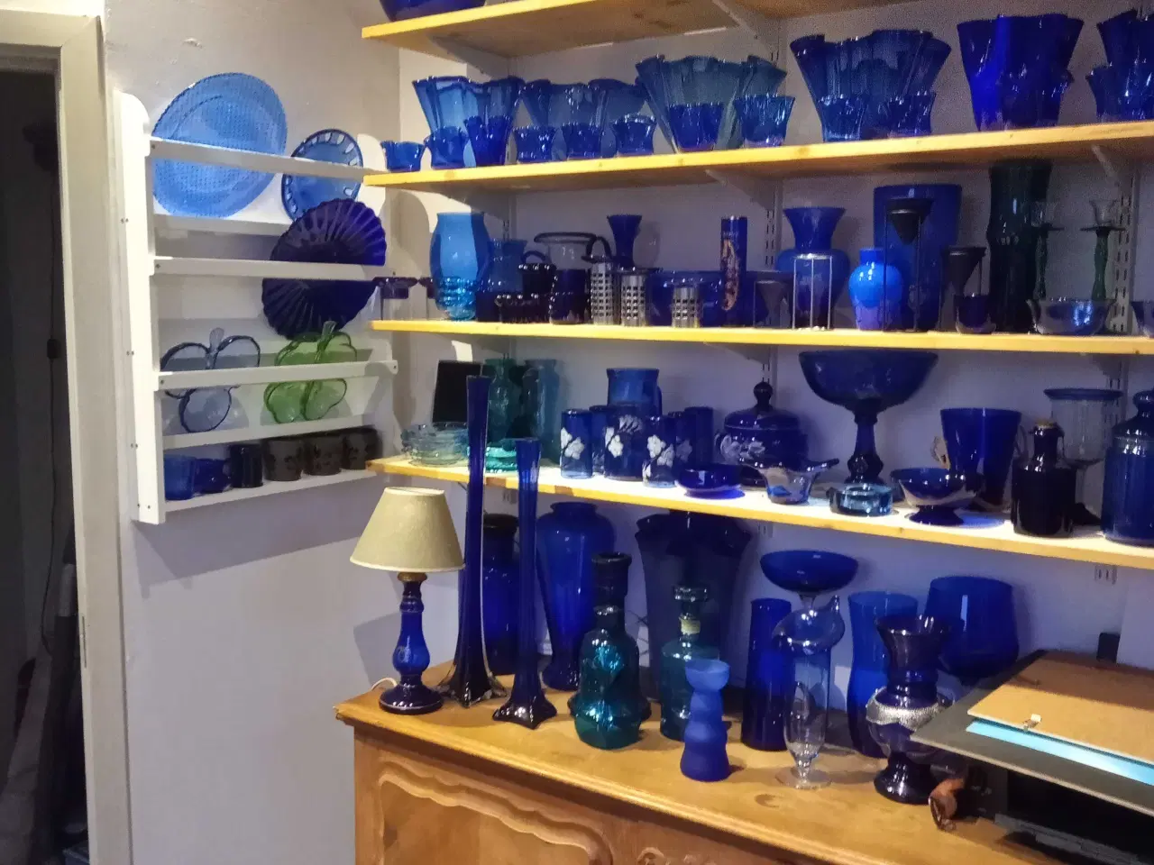 Billede 4 - BLÅ glasvarer
