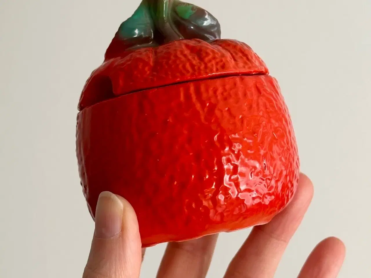 Billede 6 - Lågkrukke, appelsin