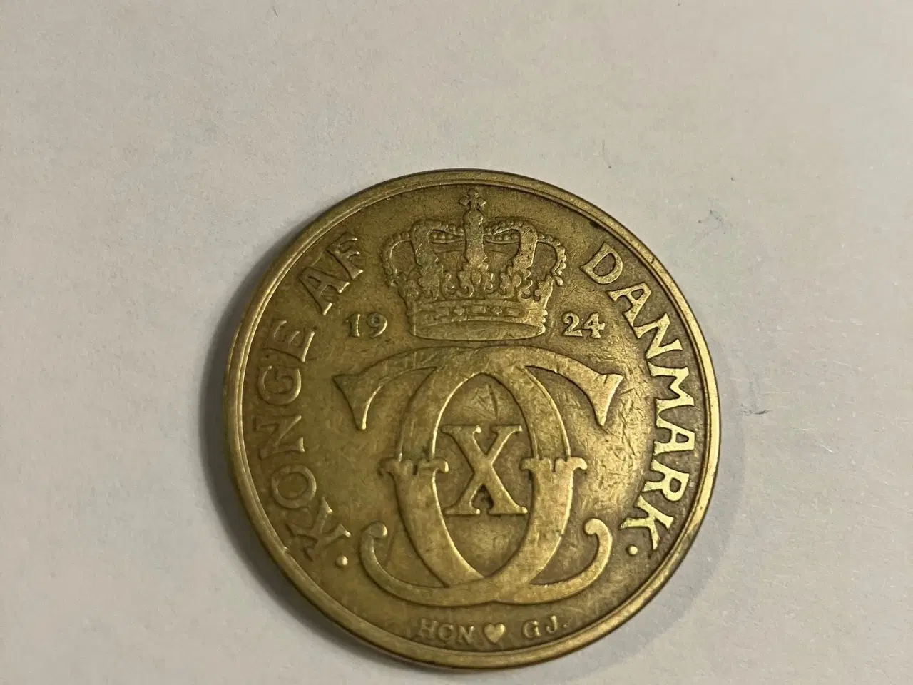 Billede 1 - 2 Kroner 1924 Danmark