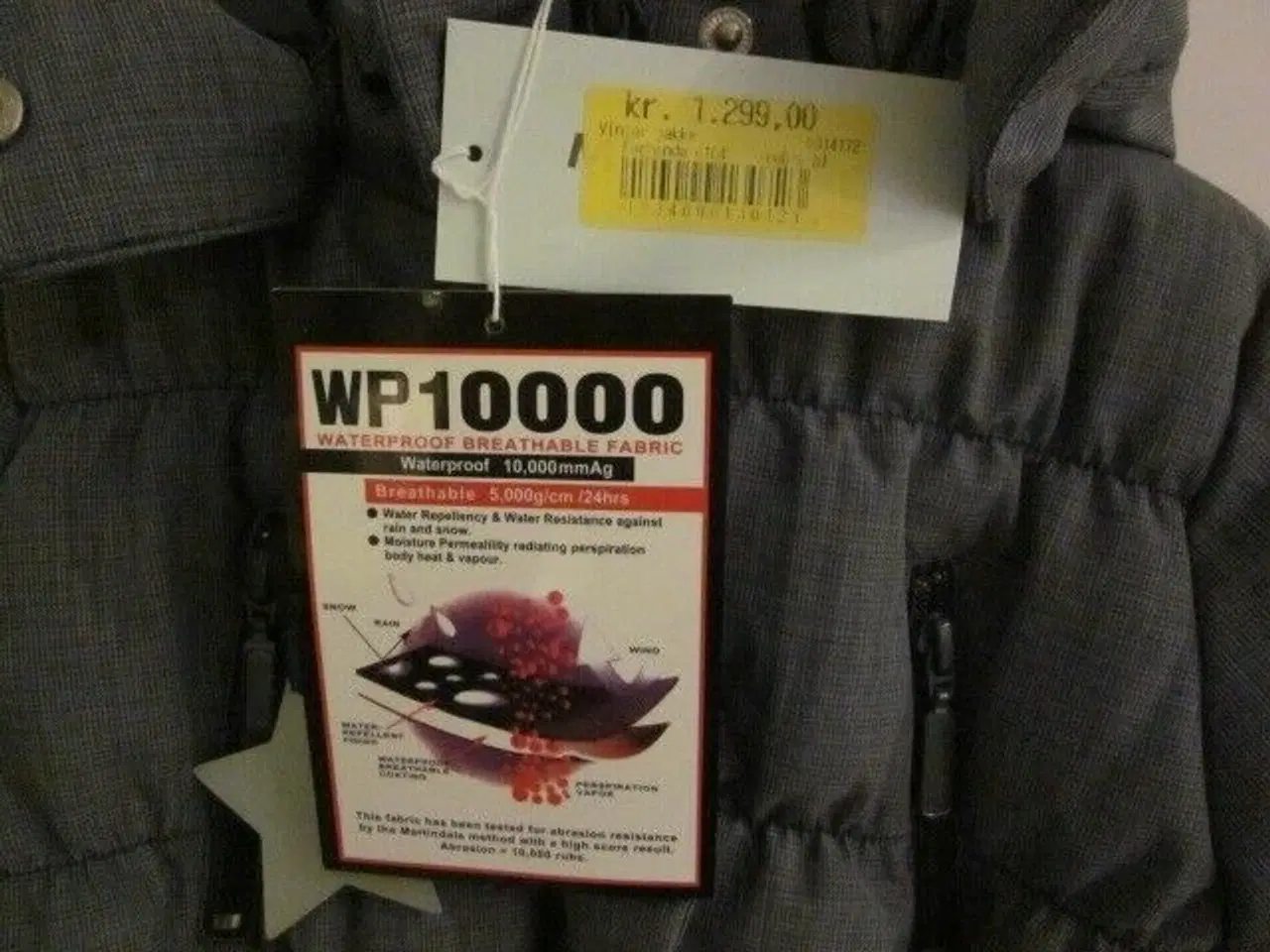 Billede 2 - Ny Vinterjakke str. 116 Miniature