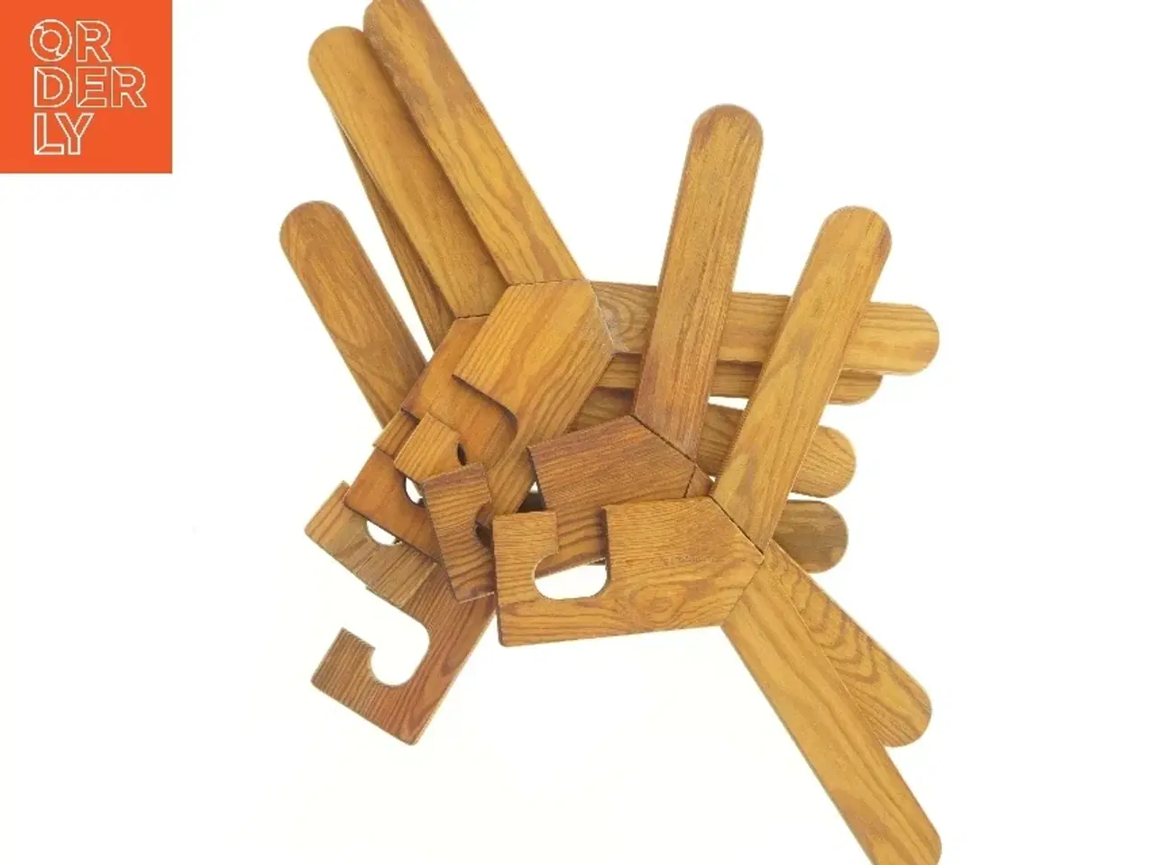 Billede 5 - Træ bøjler (str. 46 x 30 cm)