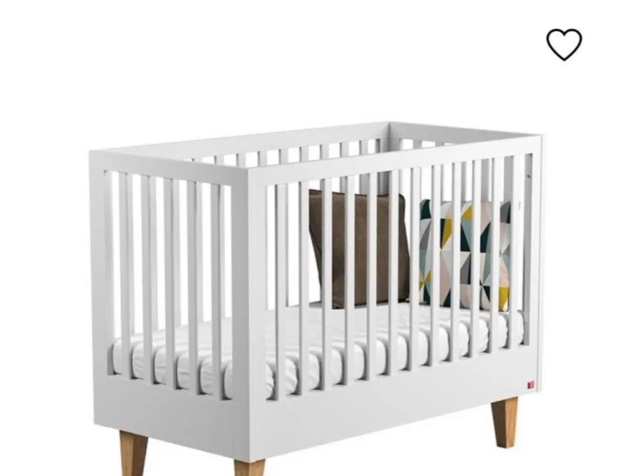 Billede 6 - Tremmeseng med tilbehør