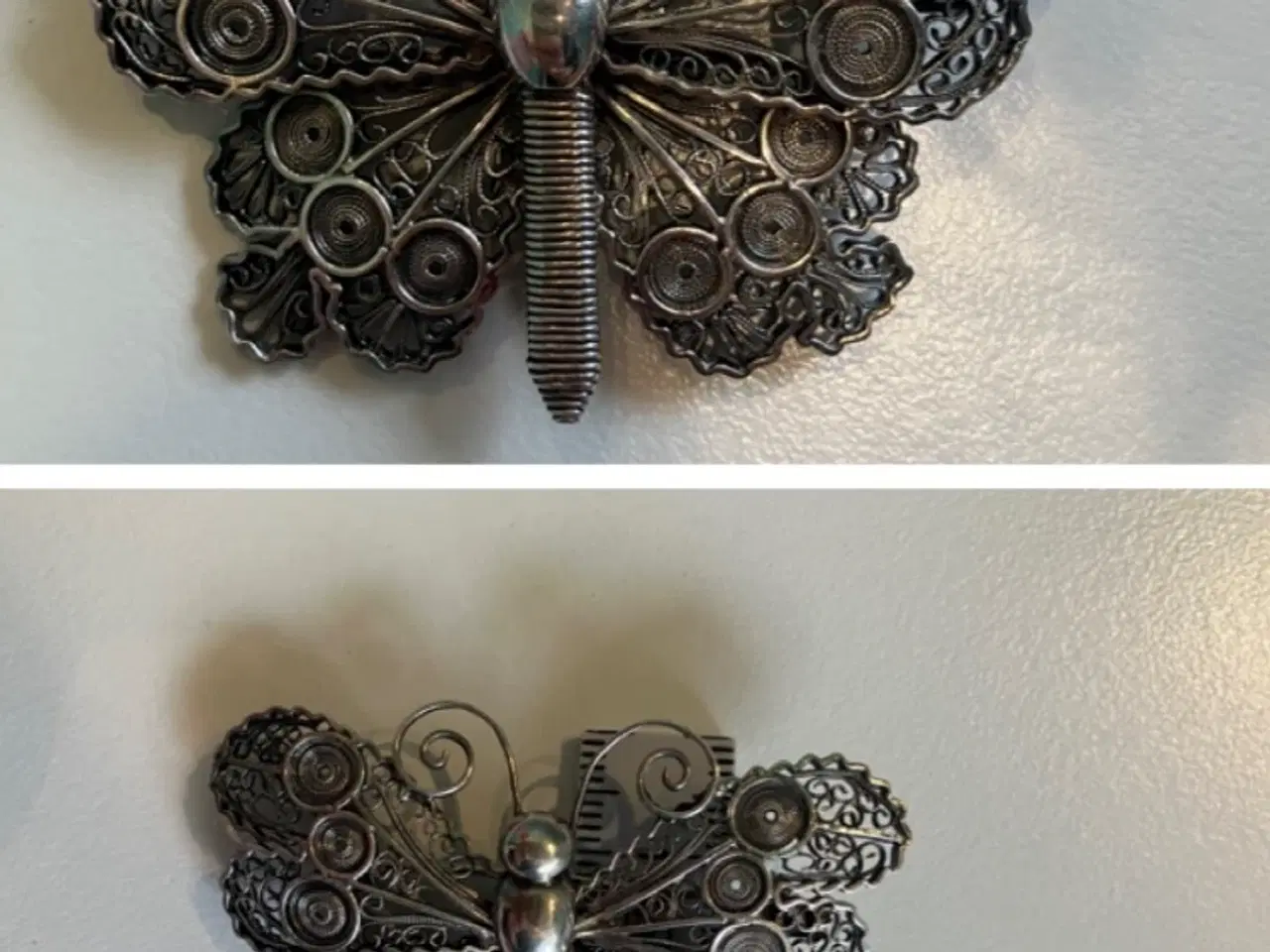 Billede 4 - Vintage Filigran sølv broche 