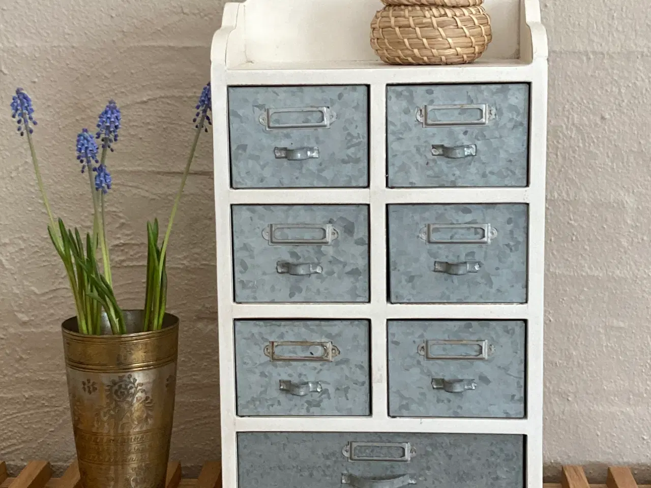 Billede 1 - Hylde med skuffer - Shabby Chic