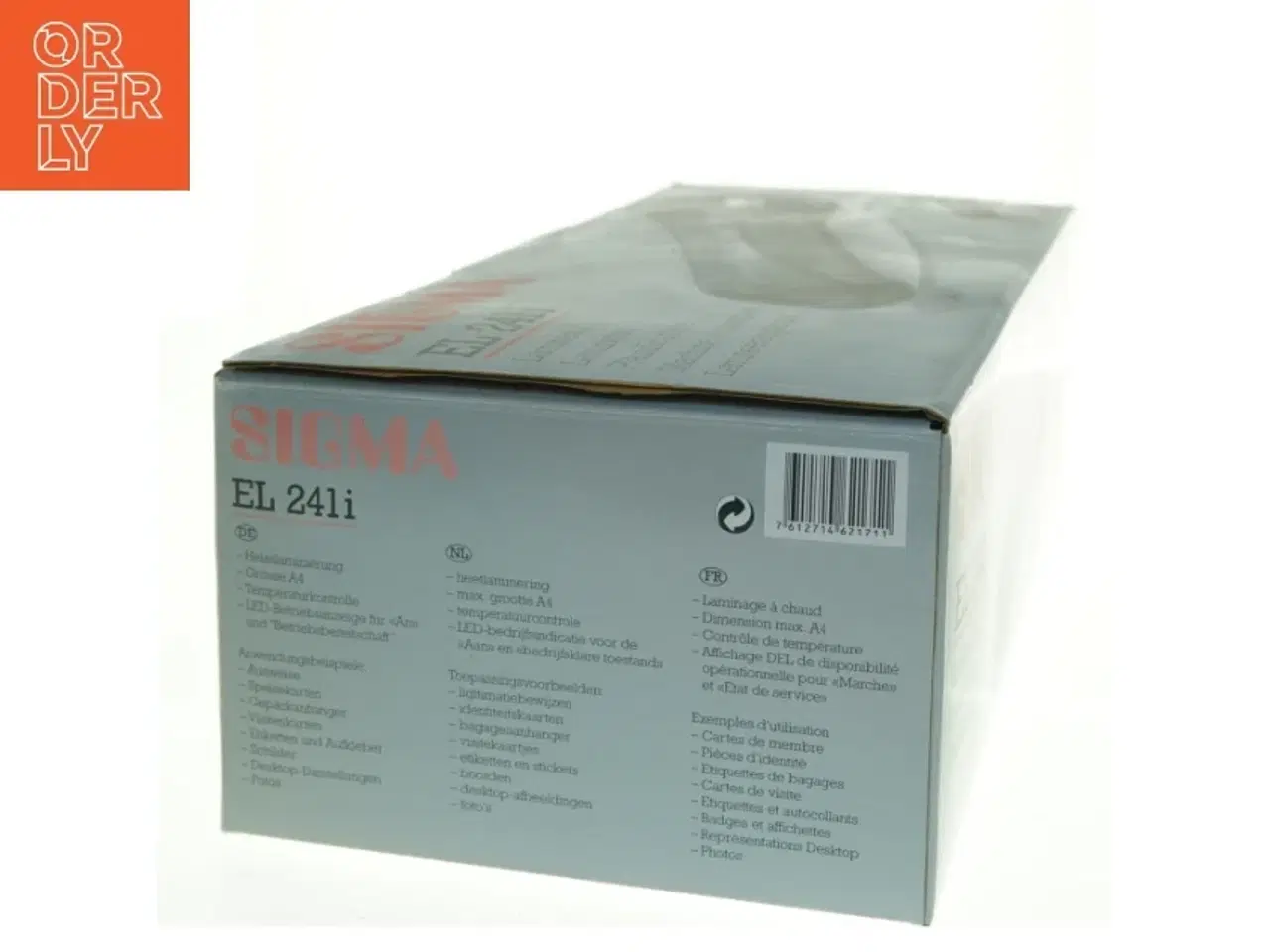 Billede 4 - Sigma EL 241 Li Laminator fra Sigma (str. 41 x 17 cm)