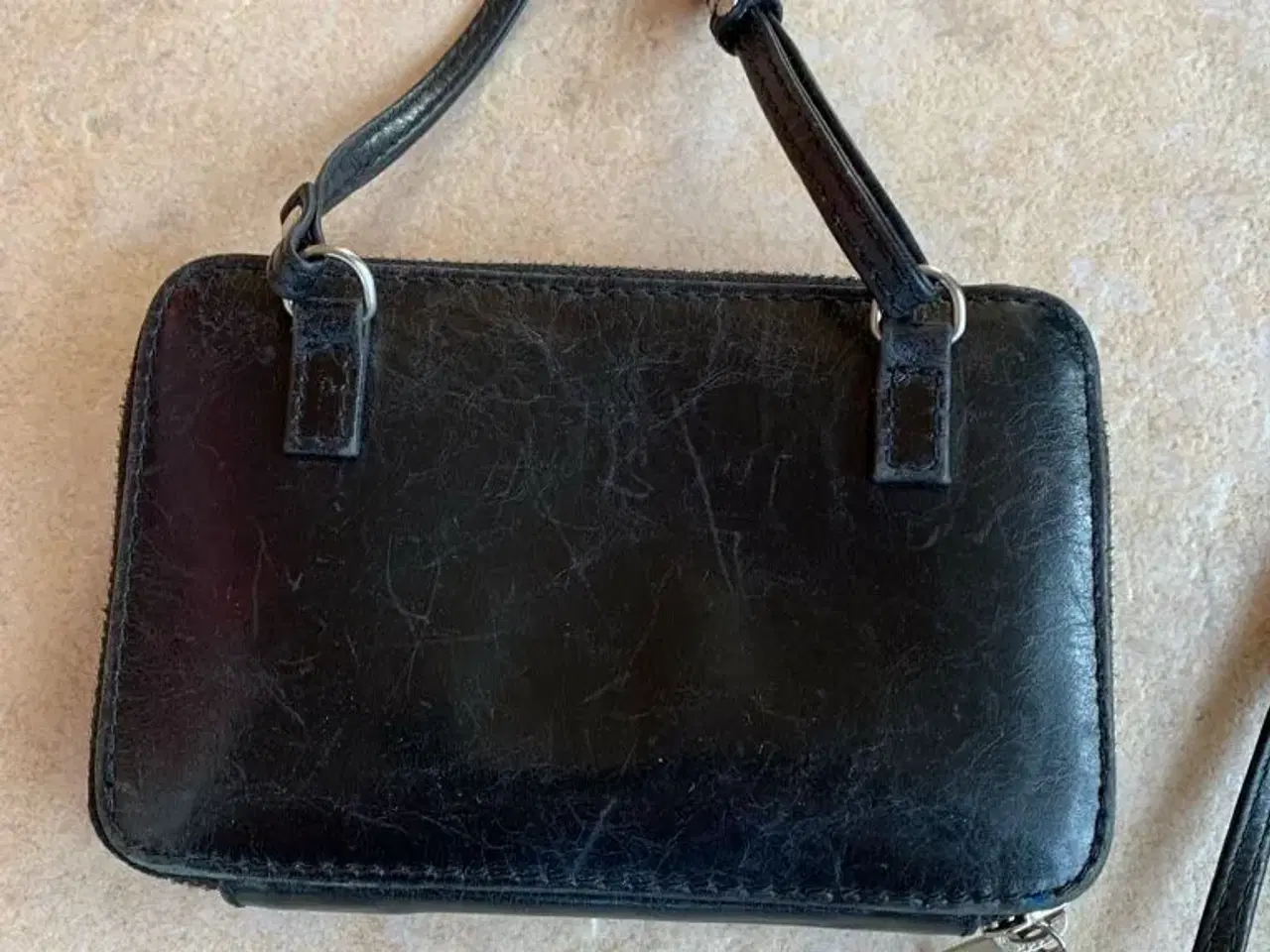 Billede 2 - ADAX  pung/taske i sort læder