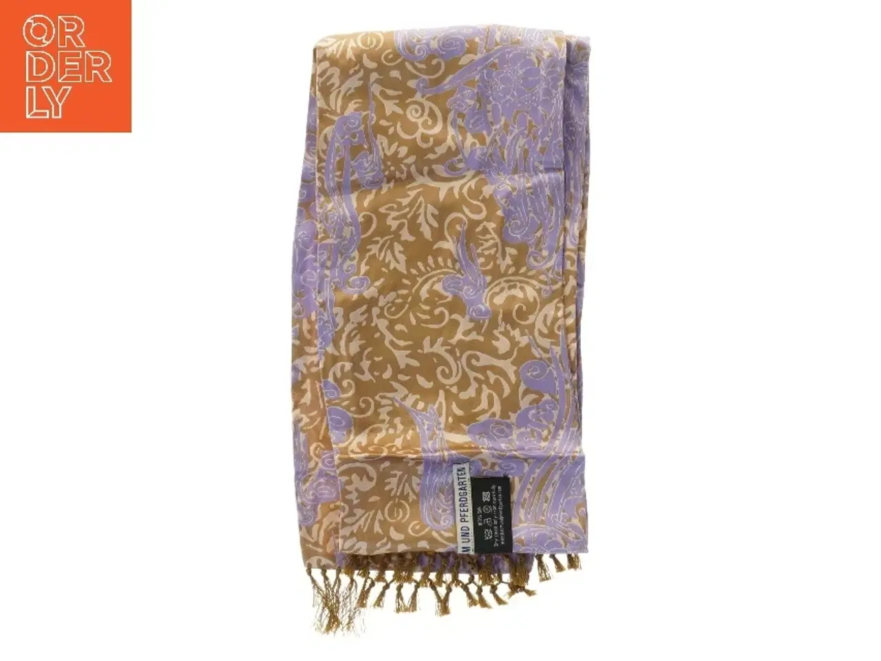 Billede 1 - Silke Tørklæde med mønster fra Baum und Pferdgarten (str. 15x66 cm)