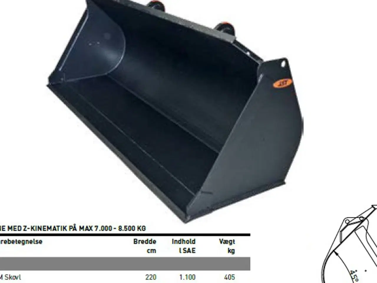 Billede 3 - JST SM skovl 220-260 cm.