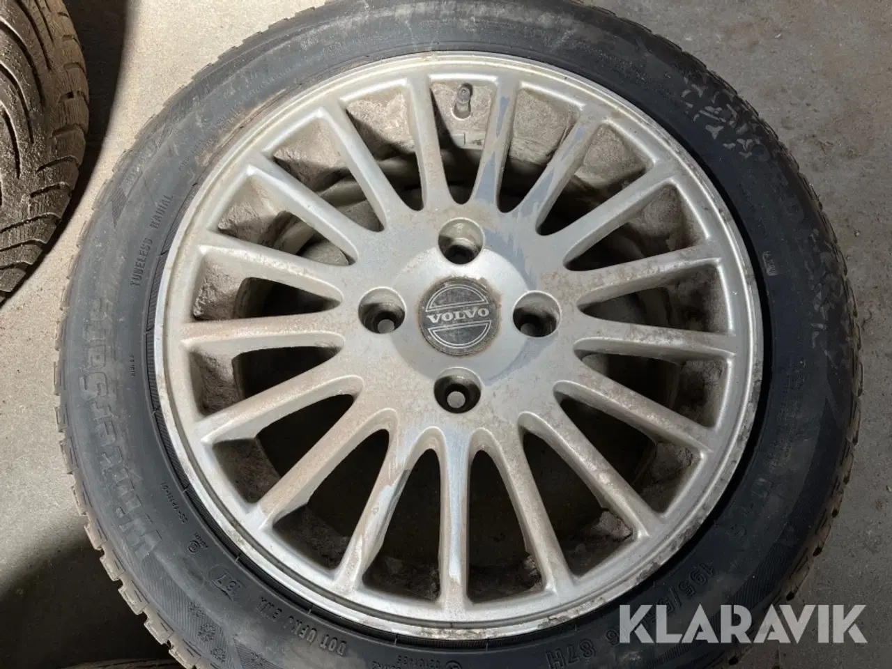 Billede 4 - Komplet hjul Volvo med vinterdæk 195/55R16