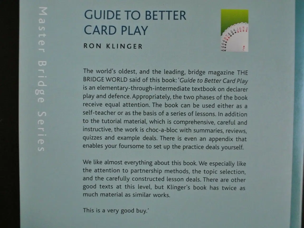 Billede 3 - guide to better card play - bridge, by ron klinger