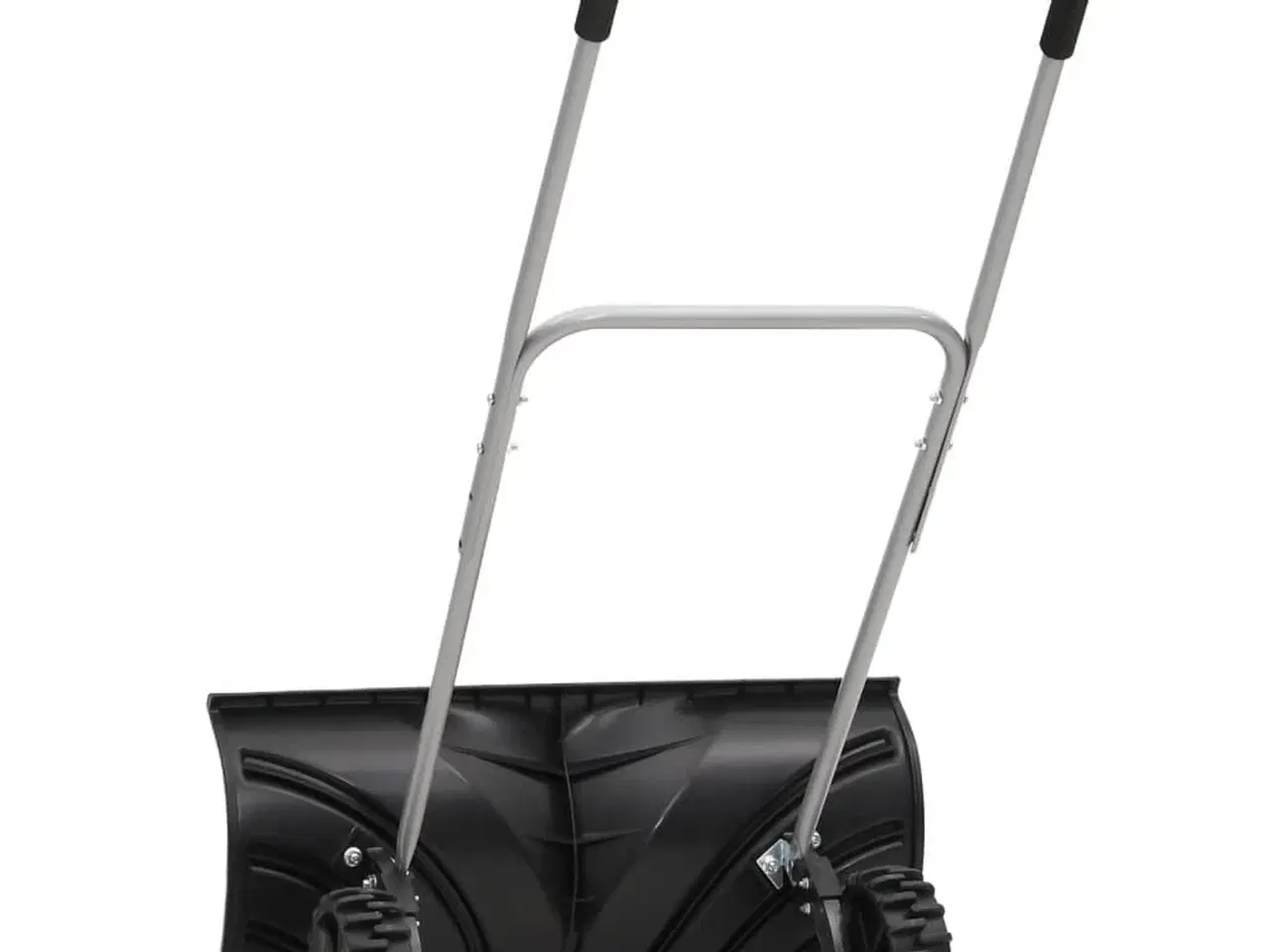 Billede 4 - Sneskovl med udvideligt håndtag 66 cm stålblad sort