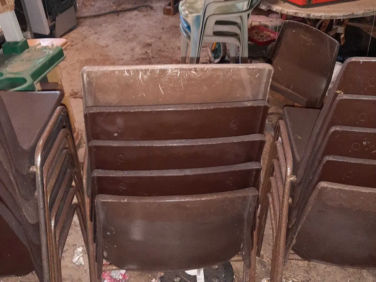 Billede 5 - Brugt brun stole 