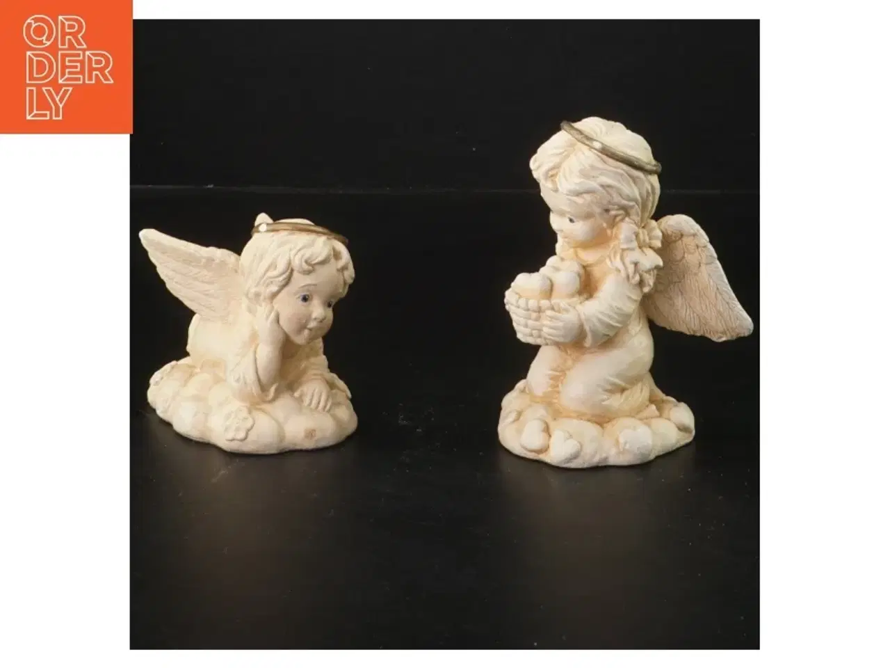 Billede 2 - Kerub figurer (str. 10x6&9,5x7 cm)