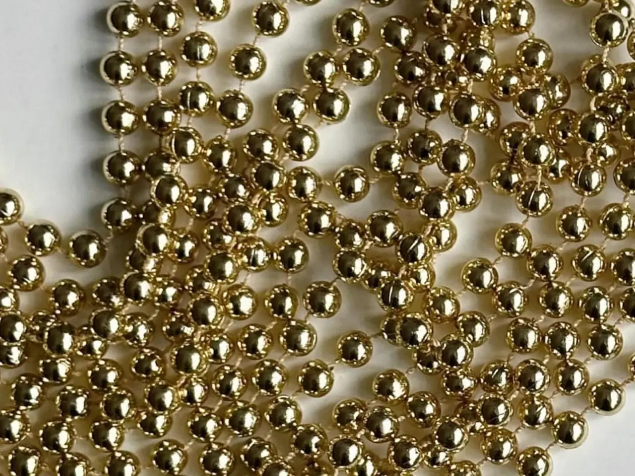 Billede 4 - Kuglekæde, guld, 490 cm