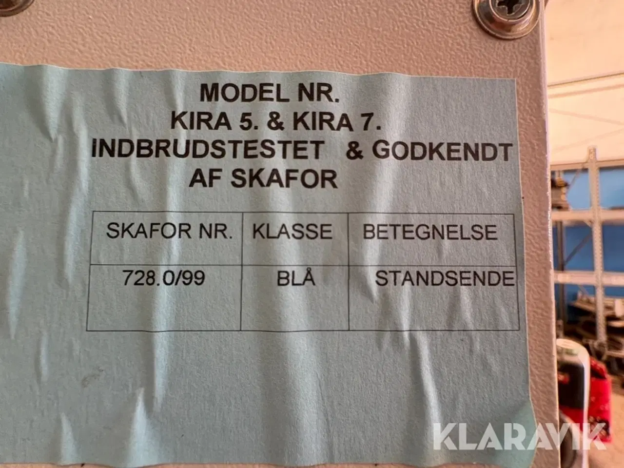 Billede 7 - Sikkerhedsskab/ jagt skab