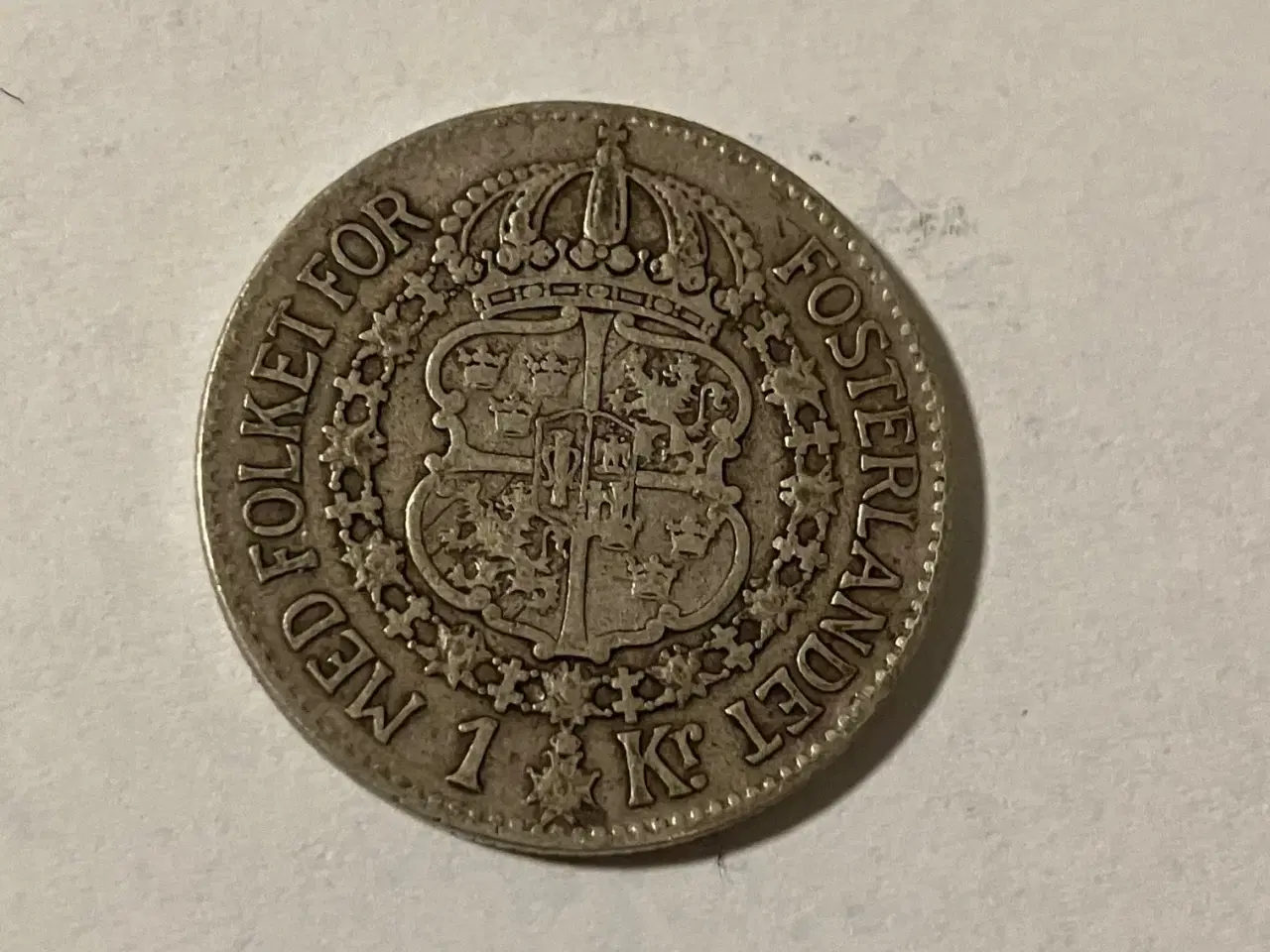 Billede 2 - 1 Krona 1933 Sweden - Silver