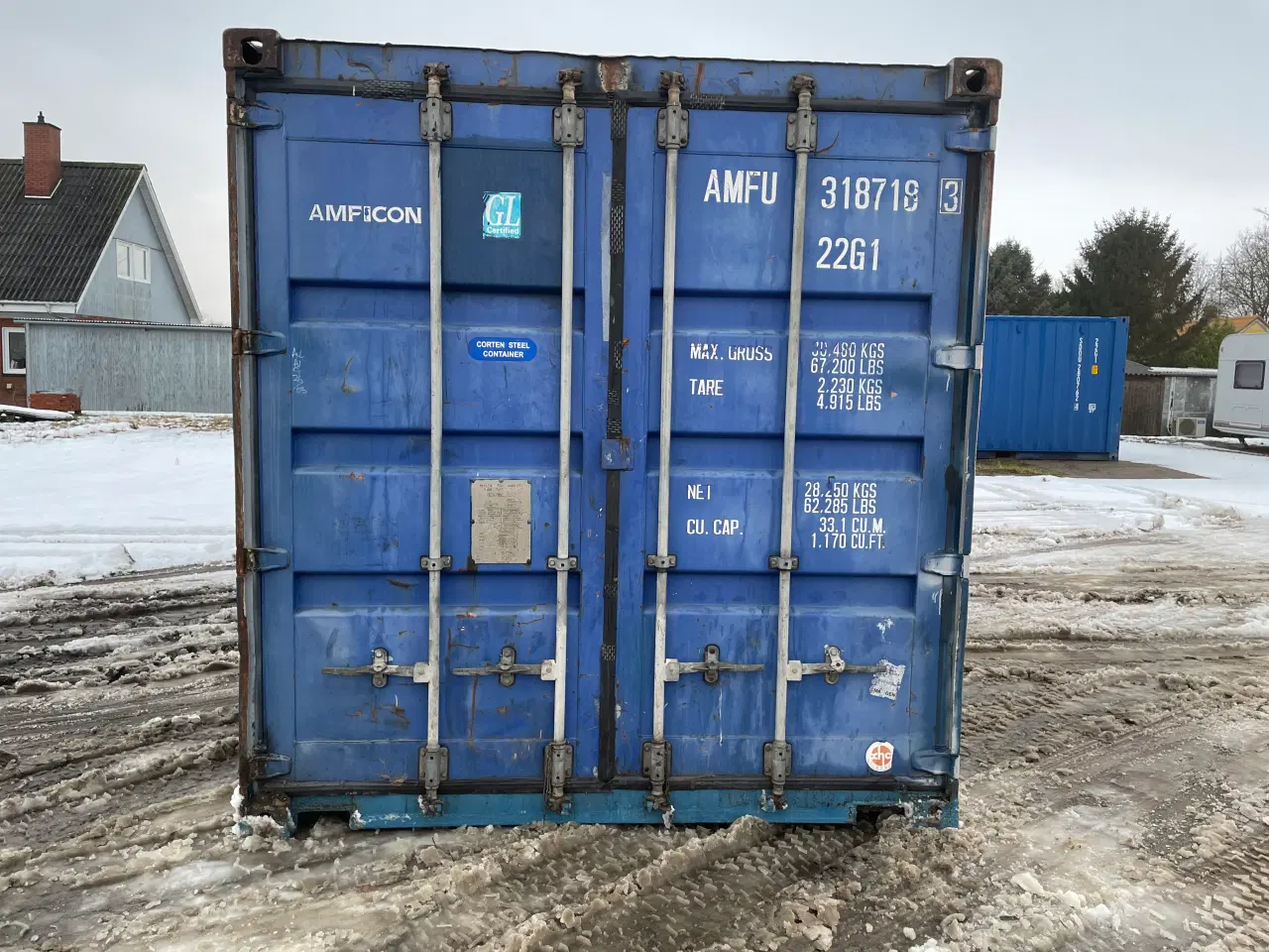 Billede 1 - 20 fods Container - ID: AMFU 318198-3