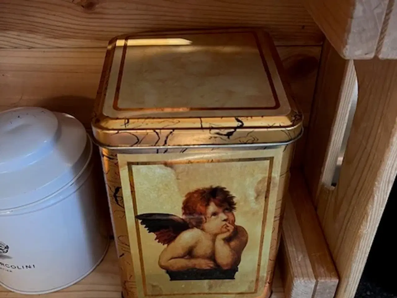 Billede 2 - Charmerende Sæt med 3 Vintage-inspirerede Dåser