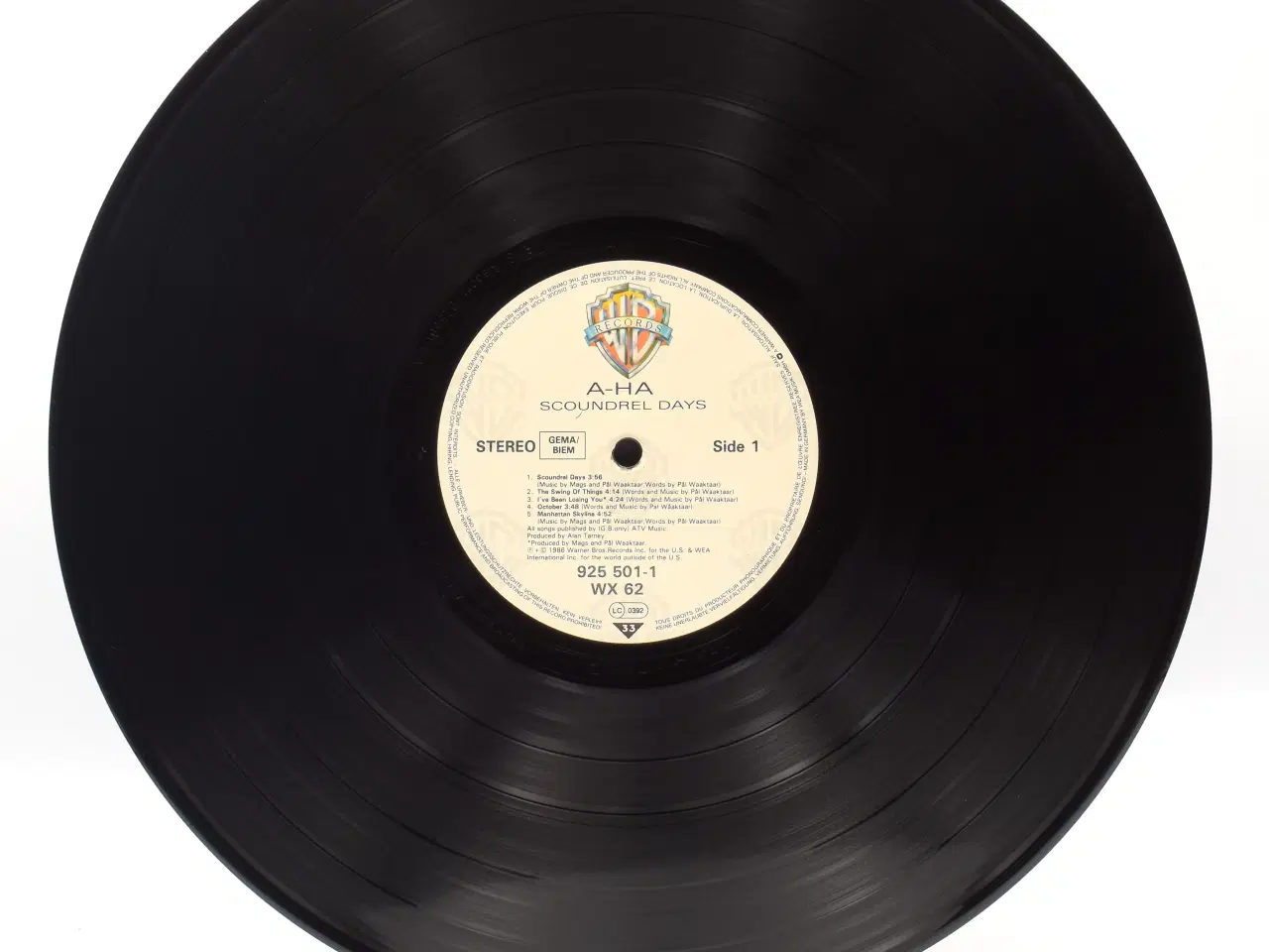 Billede 4 - A-ha - Scoundrel Days - GER 1986 (VG+/VG+)