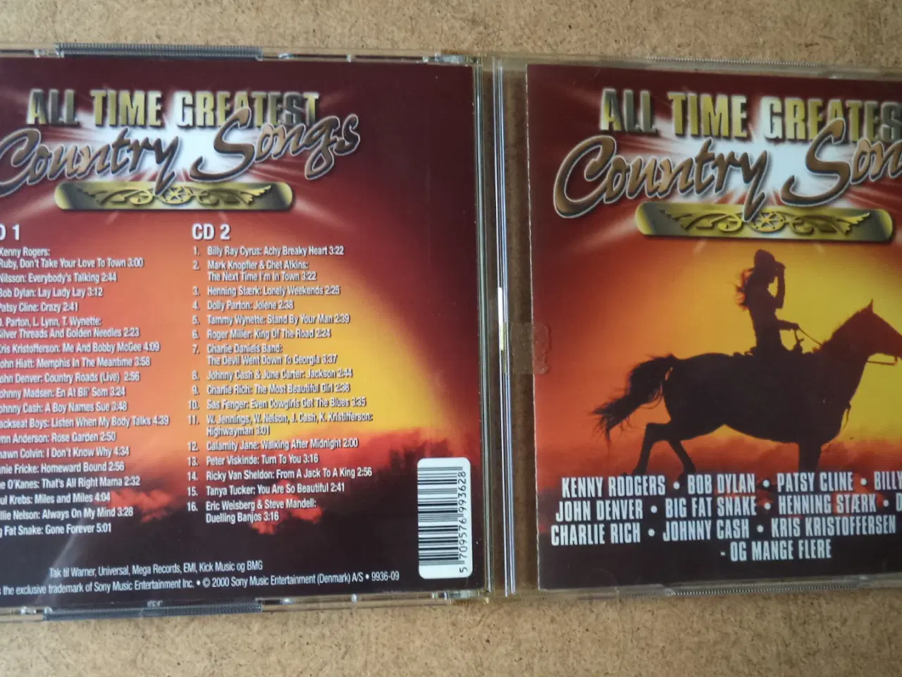 Billede 1 - Opsamling ** All Time Greatest Country Songs,     
