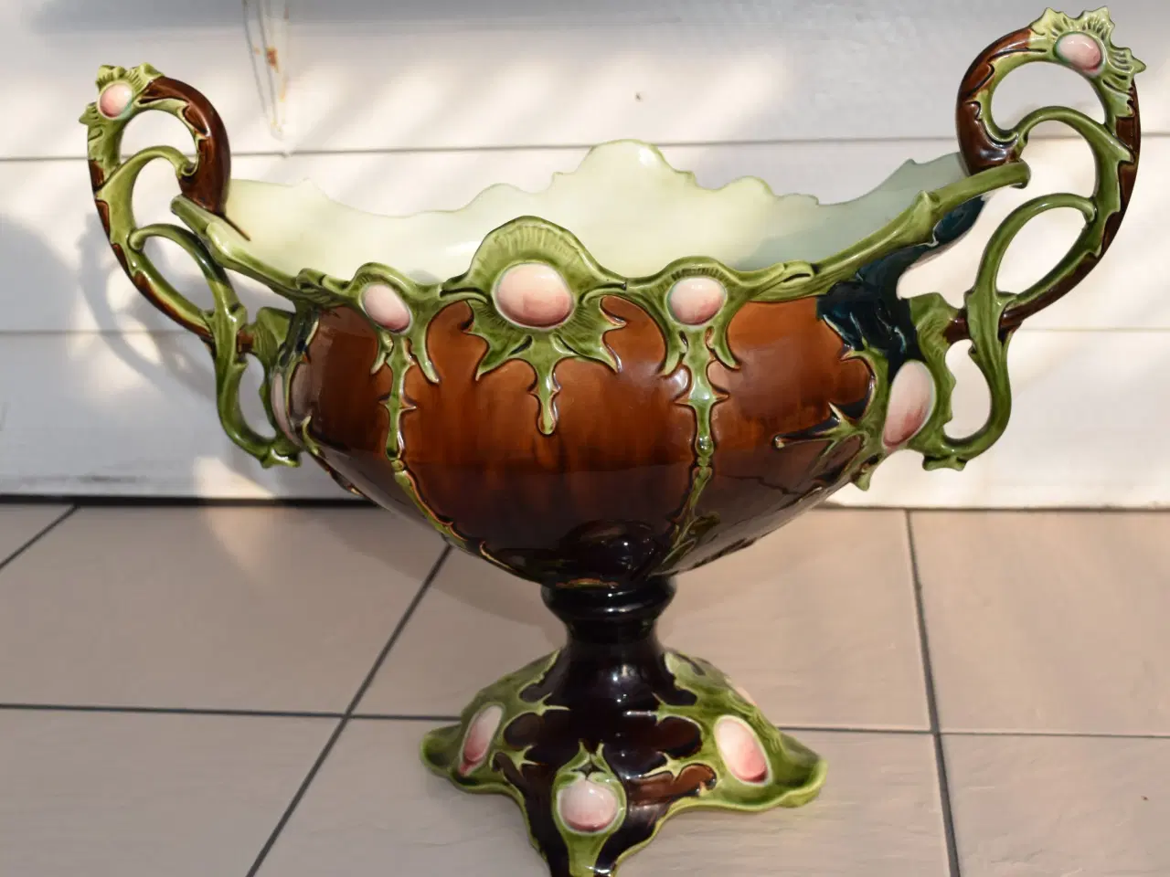 Billede 1 - Julius Dressler - Majolica Jugendstil 