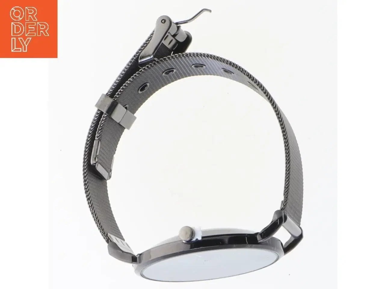 Billede 2 - Geneva armbåndsur med sort mesh rem fra Geneva (str. Ø 4 cm)