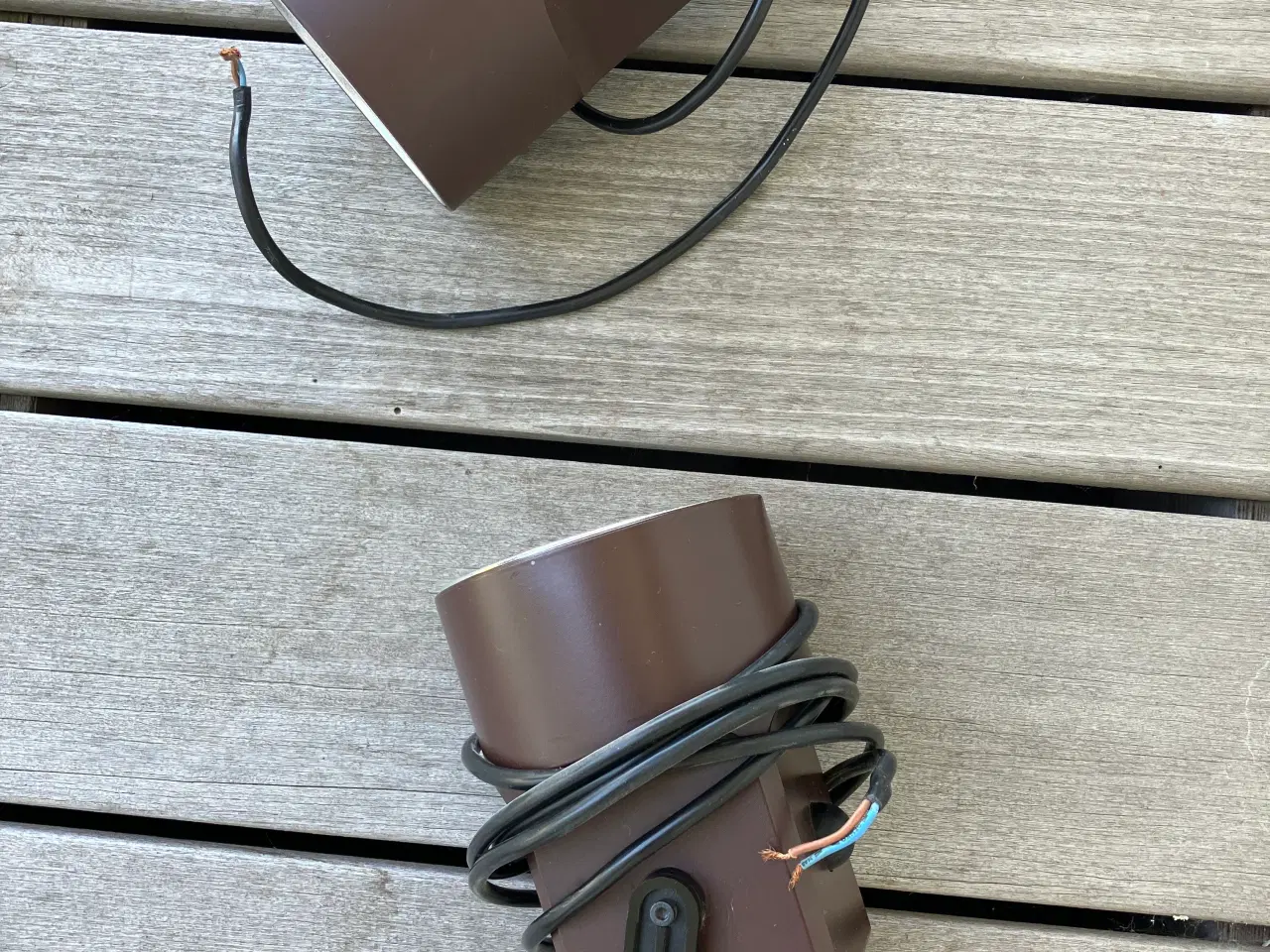 Billede 1 - To brune lillebror lampe louis poulsen