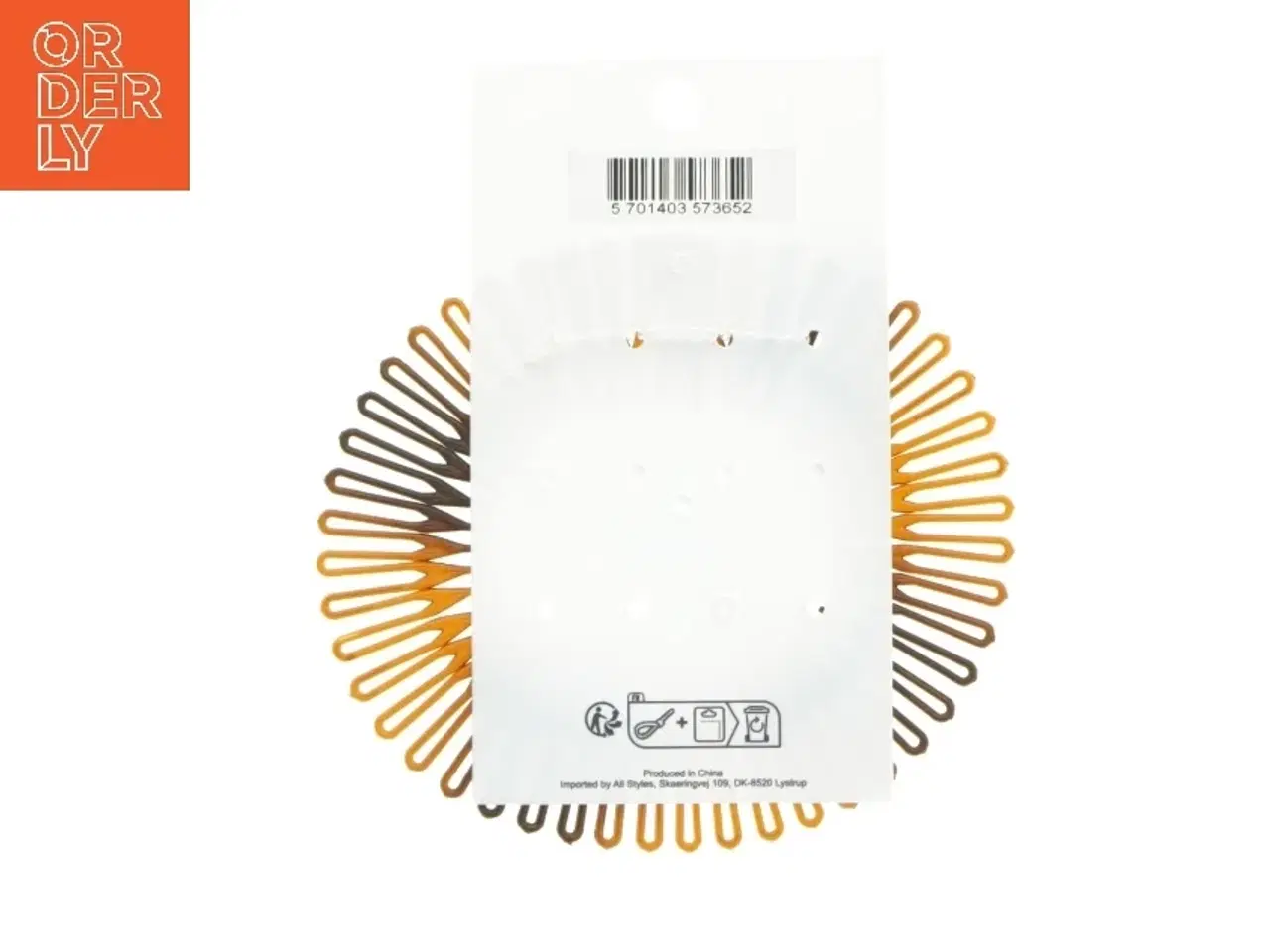 Billede 2 - Sæt af hårspænder fra Decorus (str. Ø 12 cm)