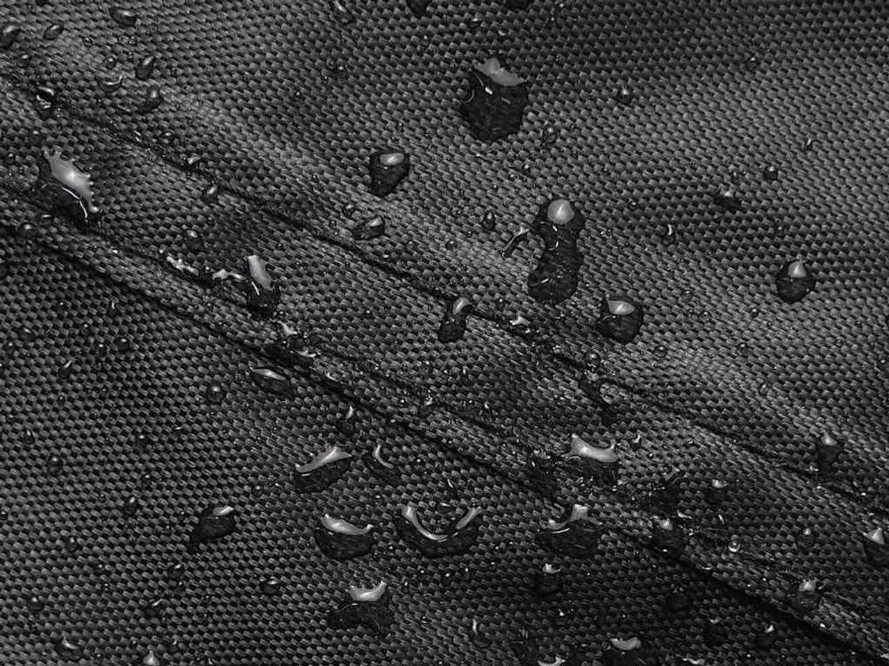 Billede 9 - Overtræk til havemøbler Sort 255 x 255 x 80 cm 210D Oxford Stof