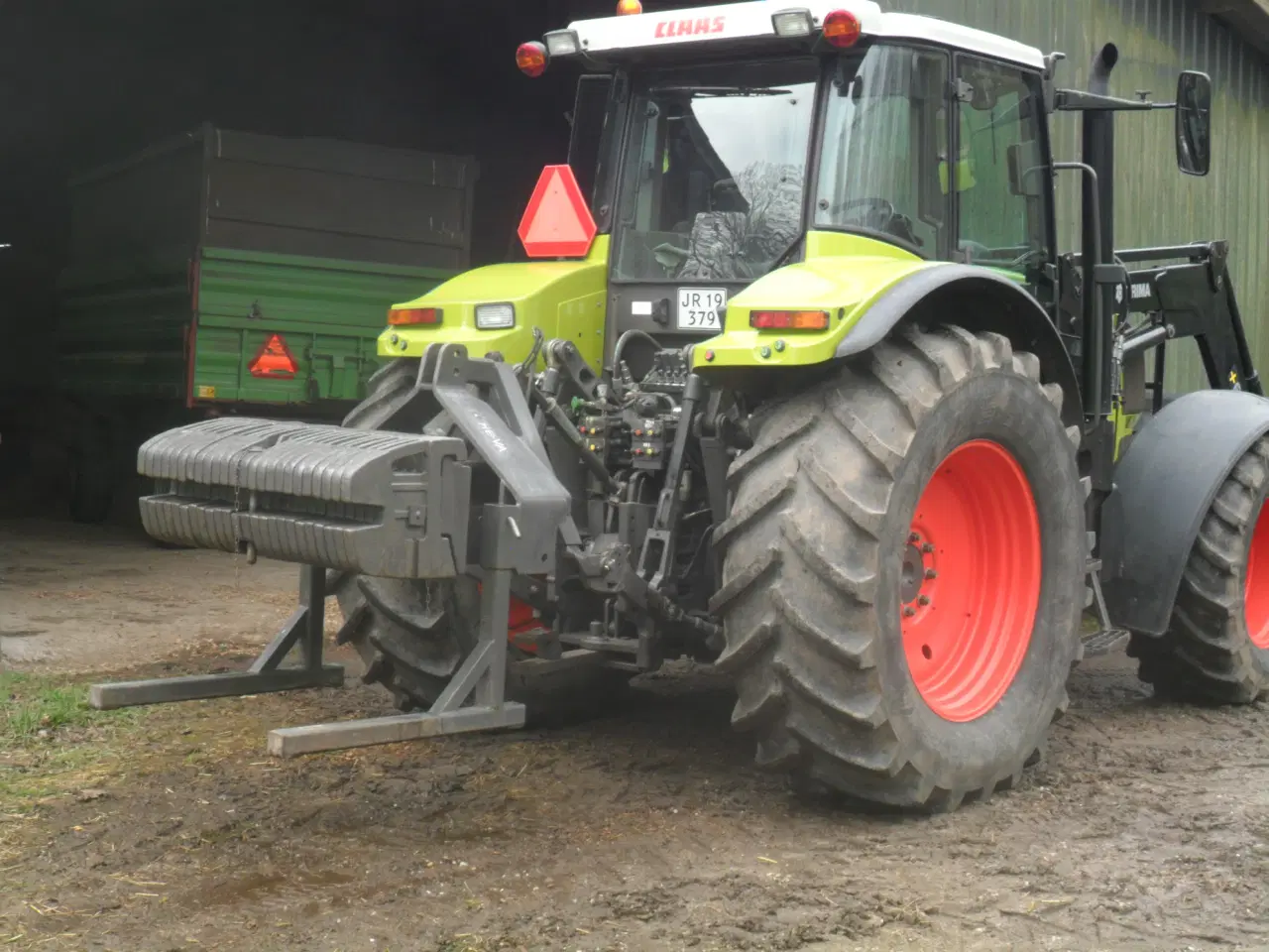 Billede 2 - Traktor Renault Ares 816 med frontlæsser/redskaber